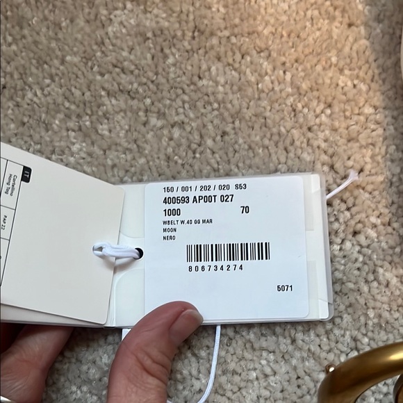 Gucci GG Marmont Wide Belt – Black Leather, Gold Buckle, Size 70 - Picture 3 of 14